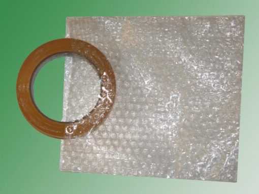 Clear Flush Cut Bubble Pouches, 6″ x 6″, 100 Per Order