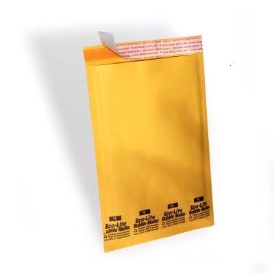 Orange Colored Bubble Mailers #000-4" x 7" 500 EA 