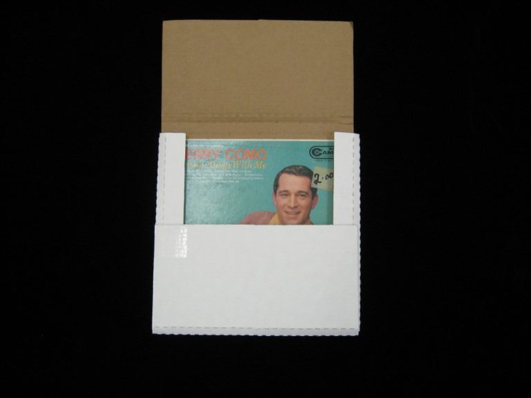 100 LP Record Album Mailer Boxes & 200 12.25" x 12.25" Filler Pads Cutting Edge Packaging Products