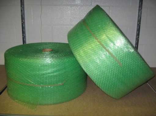 3/16″ Small Green Recycled Bubble, 12″ x 600′ Per Bundle