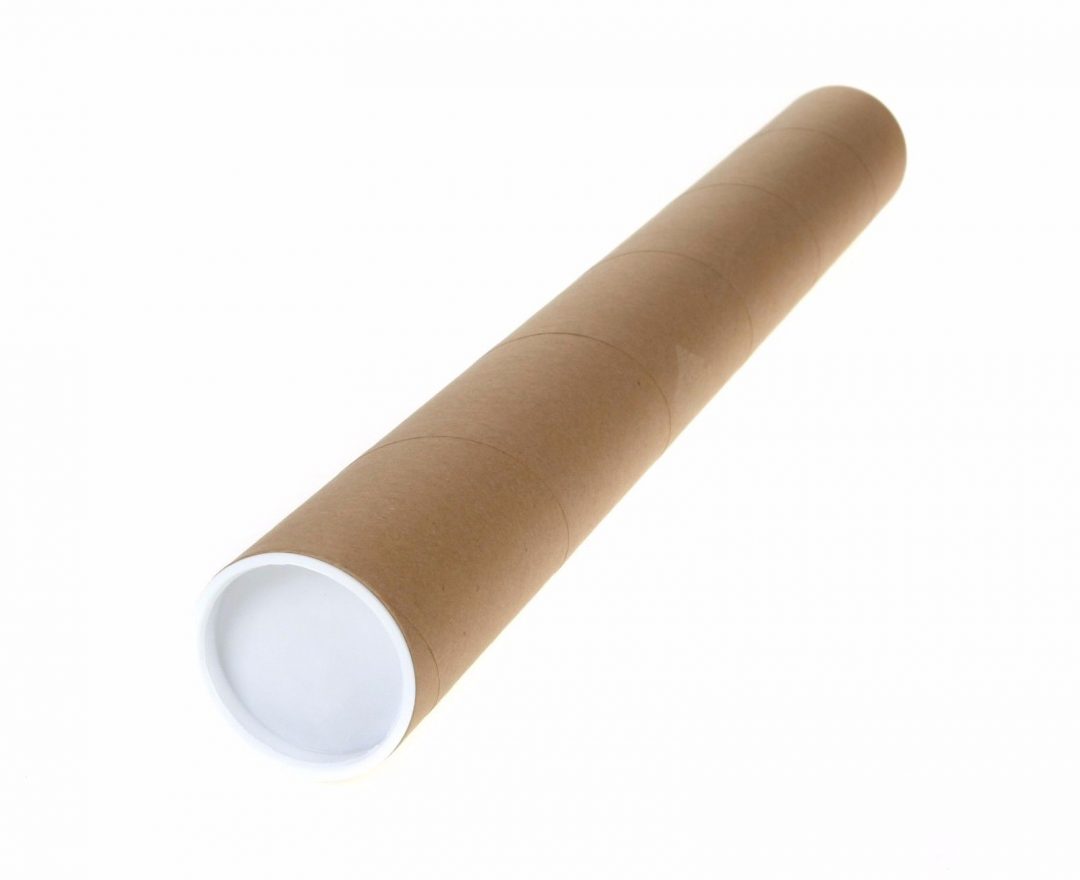 Mailing Shipping Tubes, 2" x 20" Tubes w/ End Caps, 20 Per Order