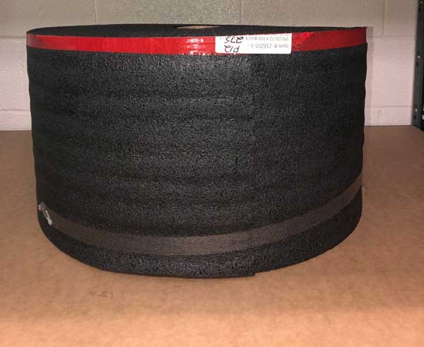 1/8" Black PE Foam Protective Packaging Wrap - 12" X 275' Per Roll