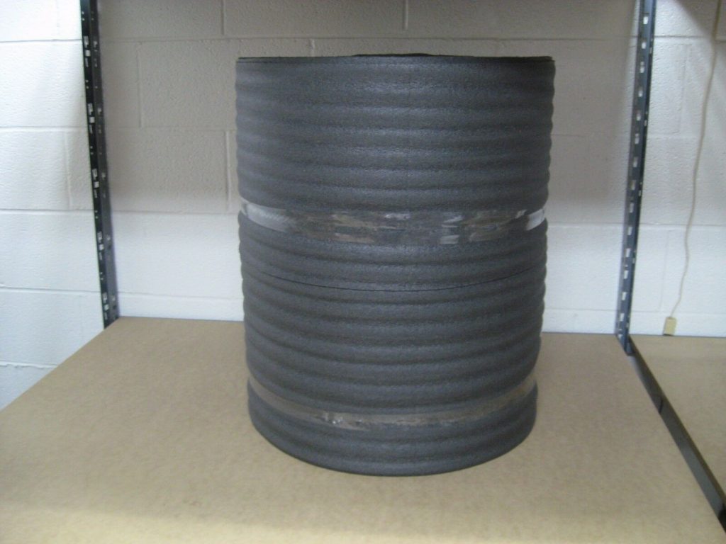 1/8" Black PE Foam Protective Packaging Wrap 24" X 275' Per Roll
