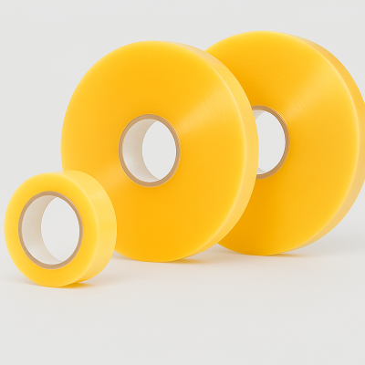 Primetac 605 2” Clear Synthetic Rubber Hot Melt Tape CST