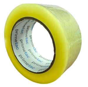 Primetac 615 2”x110YDS Clear Synthetic Rubber Hot Melt Tape CST (1.8MILS) 36 rolls per case